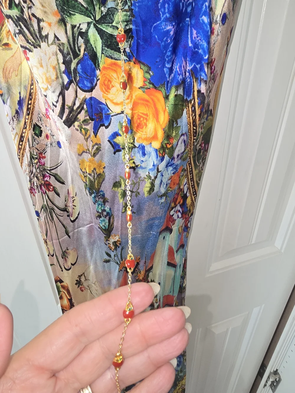 NEW!!Camilla * Unicorn Kindest One Of All Fairy-Tale SILK Maxi Dress Sold Out! - Picture 10 of 14